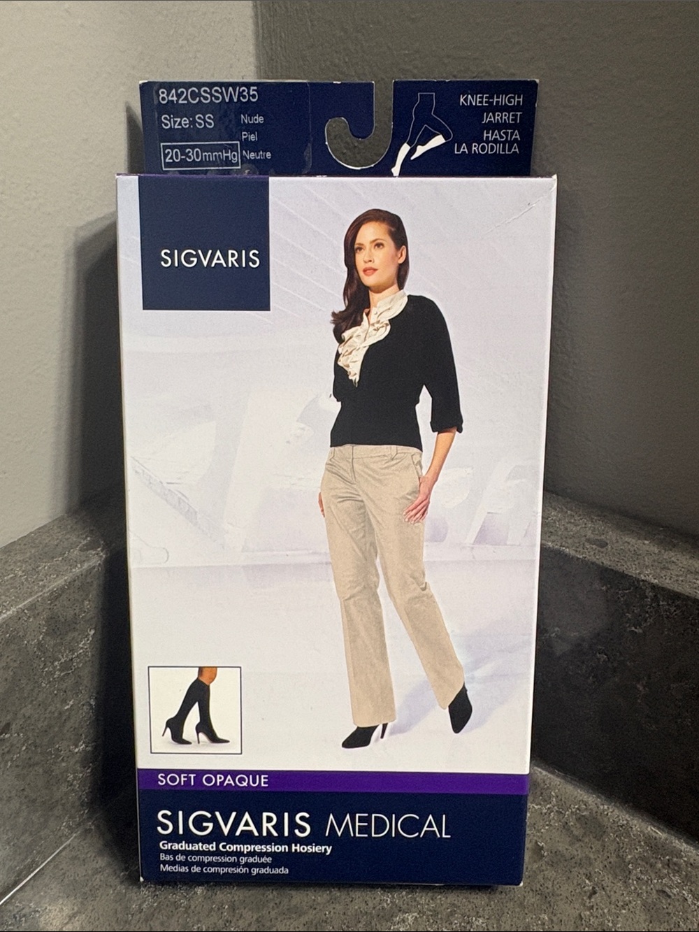 SIGVARIS Women's Knee-High Compression Hosiery - Nude